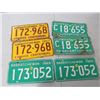 Image 1 : LICENSE PLATES (SASKATCHEWAN) *QTY 6* (1965, 1967, 1969)