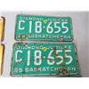 Image 3 : LICENSE PLATES (SASKATCHEWAN) *QTY 6* (1965, 1967, 1969)
