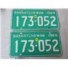 Image 4 : LICENSE PLATES (SASKATCHEWAN) *QTY 6* (1965, 1967, 1969)