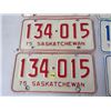 Image 3 : LICENSE PLATES (SASKATCHEWAN) *QTY11* (1972, 73, 74, 75, 76)