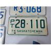 Image 6 : LICENSE PLATES (SASKATCHEWAN) *QTY11* (1972, 73, 74, 75, 76)