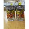 Image 1 : LOT OF 2 ENJOY COCA-COLA GLASSES *1970s*