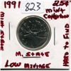 Image 1 : 1991 CNDN 25 CENT PC *LOW MINTAGE*