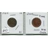 Image 1 : LOT OF 2 CNDN 1 CENT PCS (1925 & 2004)
