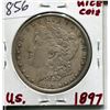 Image 1 : 1897 USA MORGAN DOLLAR (SILVER)