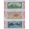 Image 2 : LOT OF 3 CNDN BANK NOTES  (1967 ONE DOLLAR, 1986 TWO DOLLAR & 1954 FIVE DOLLAR)