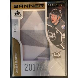 2017-18 SP Game Used Connor Mcdavid Banner Year All-Star