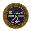 Image 1 : .999 Silver Foxwoods Resort Rhode Islands Casino $10 Limited Edition Gaming Toke