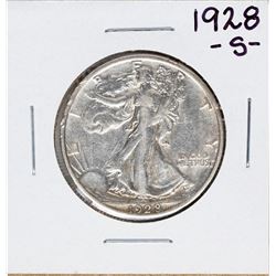 1928-S Walking Liberty Half Dollar Coin
