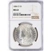 Image 1 : 1884-O $1 Morgan Silver Dollar Coin NGC MS63