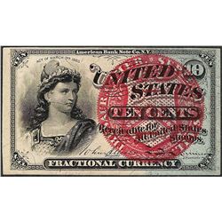 March 3, 1863 Fourth Issue 10 Cents Fractional Currency Note