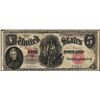 Image 1 : 1907 $5 Woodchopper Legal Tender Note