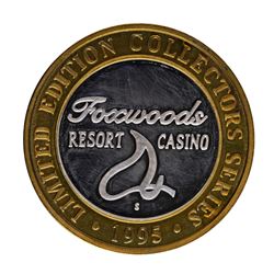 .999 Silver Foxwoods Resort Rhode Islands Casino $10 Limited Edition Gaming Toke