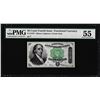 Image 1 : 50 Cents Fourth Issue Fractional Currency Note Fr.1379 PMG About Uncirculated 55