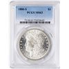 Image 1 : 1880-S $1 Morgan Silver Dollar Coin PCGS MS63