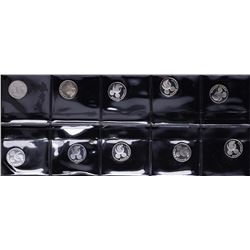 Lot of (10) Disney Mickey Mouse 1/20 oz. .999 Fine Silver Coin Rounds