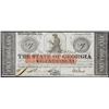 Image 1 : 1862 $5 The State of Georgia Obsolete Note Civil War Era