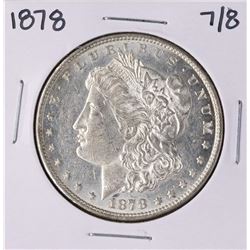 1878 7/8 $1 Morgan Silver Dollar Coin