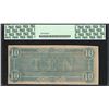 Image 2 : 1864 $10 Confederate States of America Note T-68 PCGS New 62PPQ