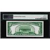 Image 2 : 1928B $5 Legal Tender Note Fr.1527 PMG Gem Uncirculated 65EPQ