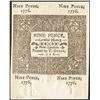 Image 2 : 1776 Nine Pence Continental Currency Note