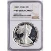 Image 1 : 1986-S $1 American Silver Eagle Proof Coin PCGS PF69 Ultra Cameo