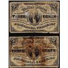 Image 1 : Lot of (2) March 3, 1863 Third Issue 3 Cents Fractional Currency Notes