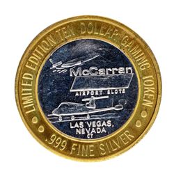 .999 Silver McCarran International Airport Las Vegas, NV $10 Limited Casino Toke