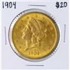 Image 1 : 1904 $20 Liberty Head Double Eagle Gold Coin