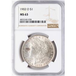1902-O $1 Morgan Silver Dollar Coin NGC MS63