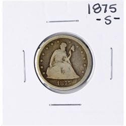 1875-S Twenty Cent Piece Coin