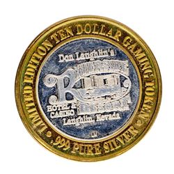.999 Silver Riverside Resort Casino Laughlin, NV $10 Limited Edition Gaming Toke