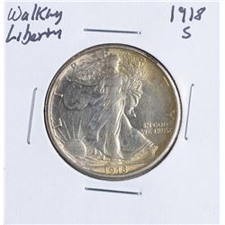1918-S Walking Liberty Half Dollar Coin