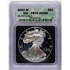 Image 1 : 2001-W $1 American Silver Eagle Proof Coin ICG PR70 DCAM