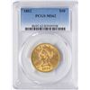 Image 1 : 1882 $10 Liberty Head Eagle Gold Coin PCGS MS62