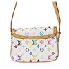 Image 4 : Louis Vuitton White Multicolor Monogram Sologne Shoulder Bag