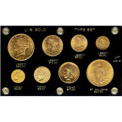 U.S Gold (8) Coin Type Set
