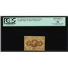 Image 1 : July 17, 1862 First Issue 5 Cent Fractional Currency Note PCGS About New 58 Appa
