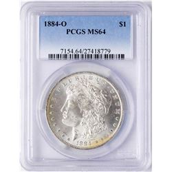1884-O $1 Morgan Silver Dollar Coin PCGS MS64