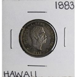 1883 Kingdom of Hawaii Quarter Coin