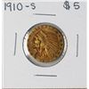 Image 1 : 1910-S $5 Indian Head Half Eagle Gold Coin