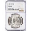 Image 1 : 1884-O $1 Morgan Silver Dollar Coin NGC MS63