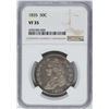 Image 1 : 1835 Capped Bust Half Dollar Coin NGC VF35