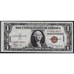 1935A $1 Hawaii WWII Emergency Issue Silver Certificate Note