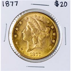 1877 $20 Liberty Head Double Eagle Gold Coin