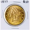Image 1 : 1877 $20 Liberty Head Double Eagle Gold Coin