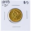 Image 1 : 1898-S $5 Liberty Head Half Eagle Gold Coin