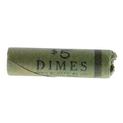 Roll of (50) Brilliant Uncirculated 1959-D Roosevelt Dime Coins