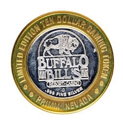 .999 Silver Buffalo Bills Resort & Casino Primm, NV $10 Limited Edition Gaming T