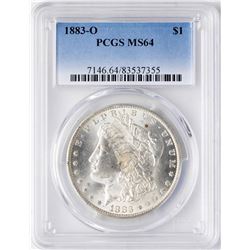 1883-O $1 Morgan Silver Dollar Coin PCGS MS64